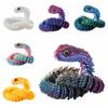 Multicolor Simulated Snake Ornament 30/45/60cm Animal Simulation Model Desktop Ornament