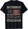 250 Years America Anniversary 1776 250th Birthday US Flag Unisex T-Shirt
