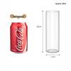 Figure-8 Bamboo Incense Holder with Glass Tube and Metal Clip Zen Burner