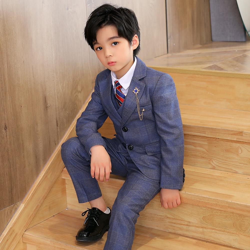 Dětské sako v britském stylu - Podzimní/zimní formální oblek pro chlapce