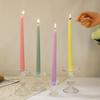 10-inch Dopamine Color Taper Candle for Romantic Weddings and Home Decor