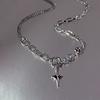 Moonstone Mangxing Necklace Women's Tide Niche Design High Sense Versatile Sweater Chain Sweet Cool Spice Girl Collarbone Chain