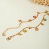 Light Luxury Color Diamond-encrusted Imitation Pearl Necklace, French Temperament Versatile Butterfly