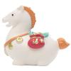 Resin Horse Shape Ornament Unique Horse Statue Creative Rotatable Pony Figurine  Art Collectible