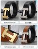 Men's Faux Leather H-Buckle Belt - Smooth Korean-Style Waistband, Casual and Trendy