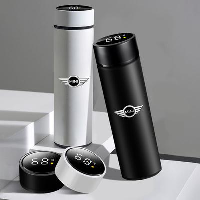 1Pcs Car Smart Thermos Bottle With Temperature Display Coffee Cup For Cooper Countryman Clubman F54 F56 F55 F60 R60 R61
