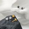 Bioceramic Mini Star Stud Earrings For Women Jewelry Allergy Prevention Piercing Ear Hole Accessory