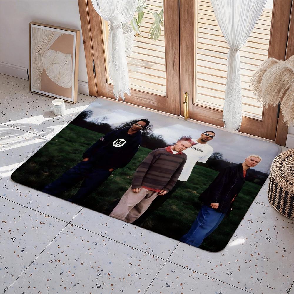 

Band T The Prodigy Floor Mat Eco Flannel Doormat Non Slip Odorless Indoor Floor Rug Soft Short Plush Home Mat 50x80cm