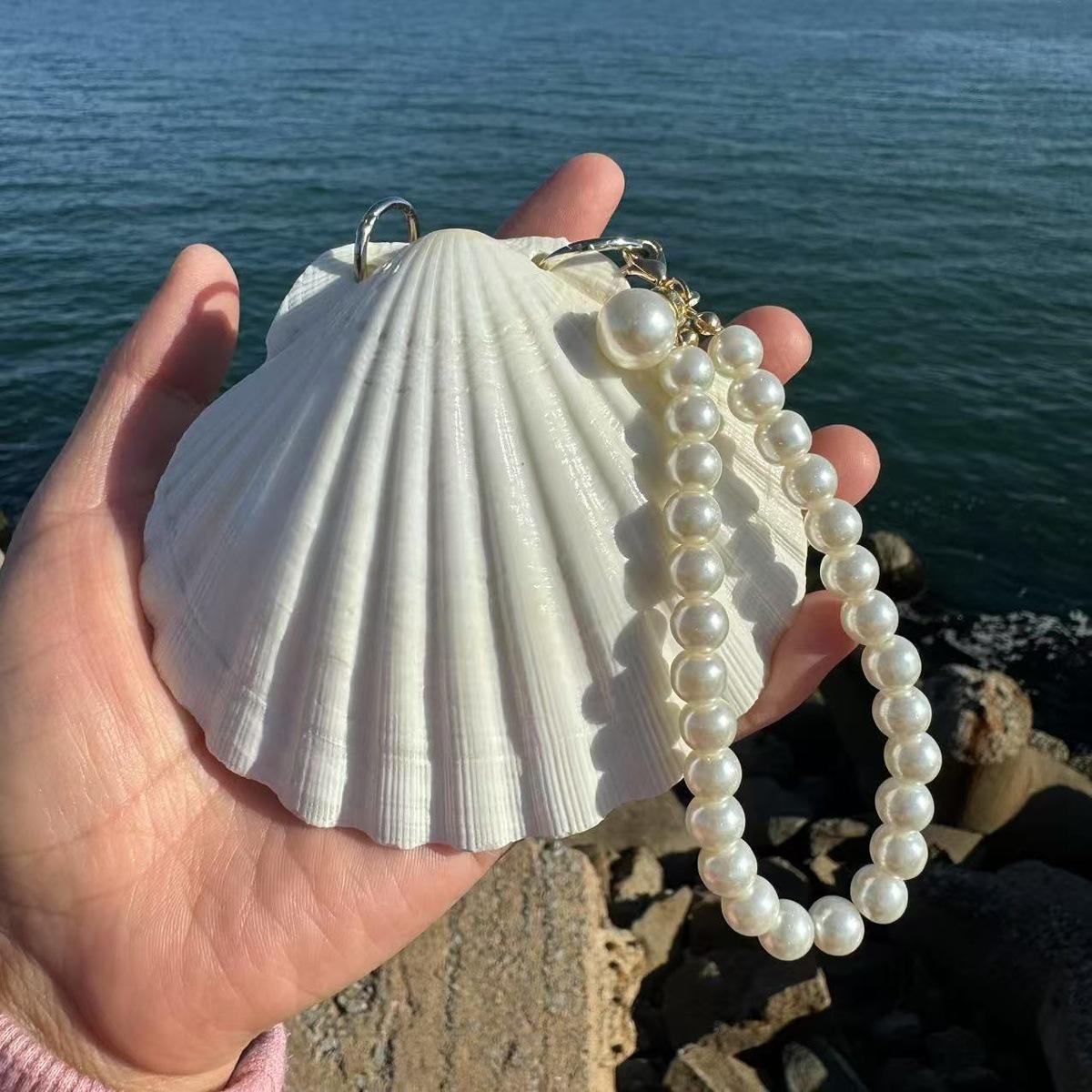 Natural shell loose leaf notebook, Instagram style, art magazine, pearl book, handmade, double-sided notebook, portable notebook