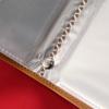 Portable Saving Money Binder PU Leather Account Book Cash Budget Binder  New Year's Gift