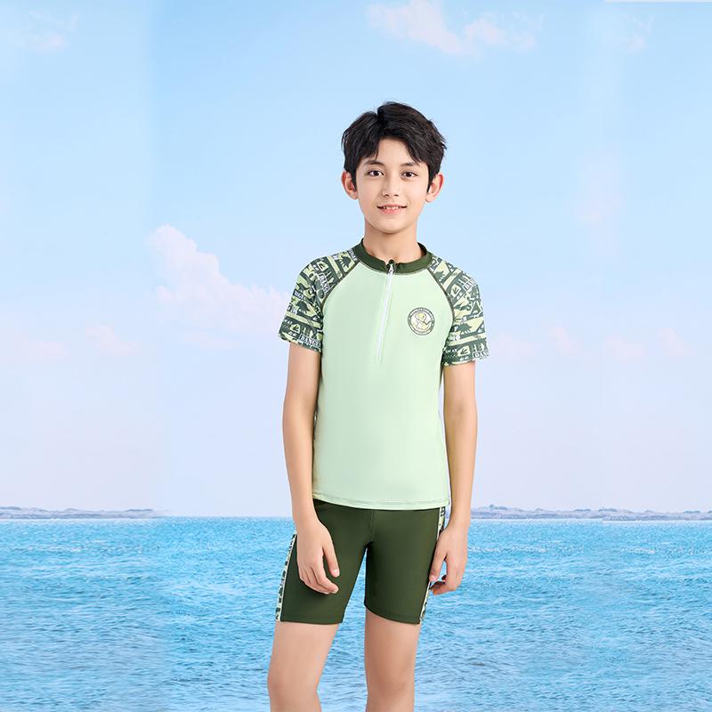 

2025 Новый Стиль Комплект Купальника на Молнии для Мальчиков - Маленький, Средний, Большой Size 3: Suggest 30-40 lbs