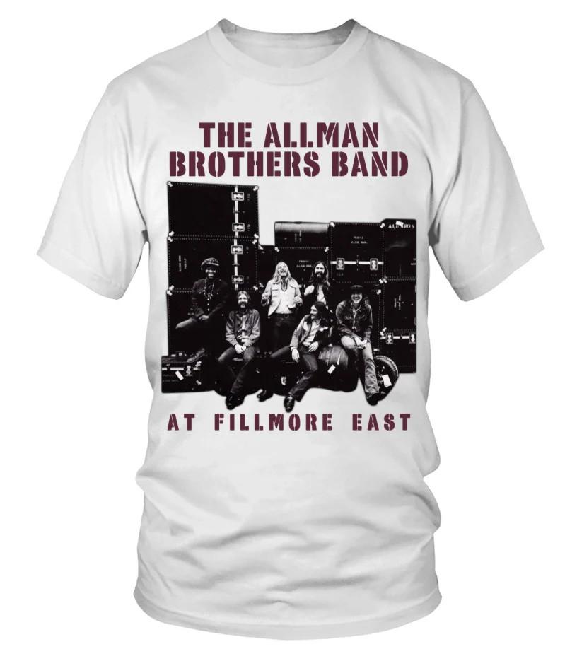 Vtg The Allman Brothers Band at the Fillmore East Cotton All Size Shirt C314 XXL