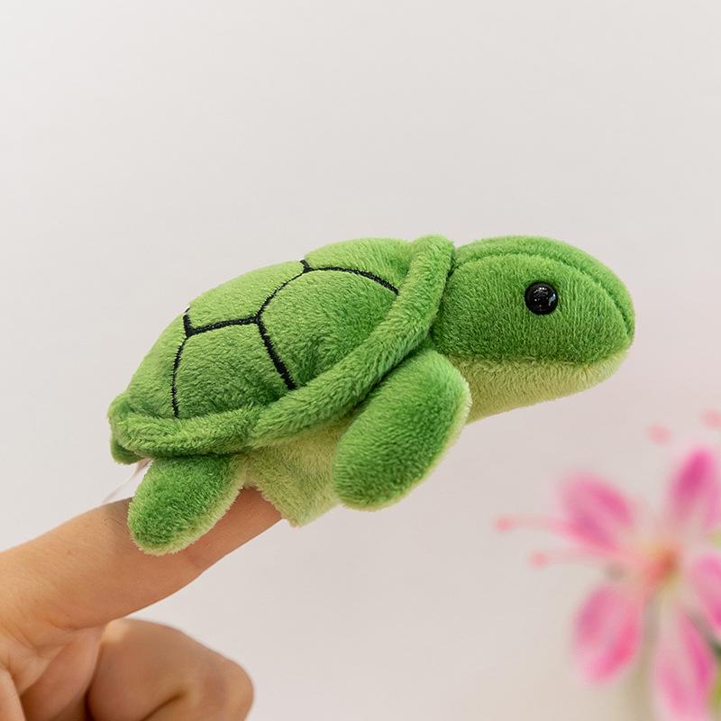 Forest Animal Finger Doll Panda Plush Toy Children Ocean Shark Doll