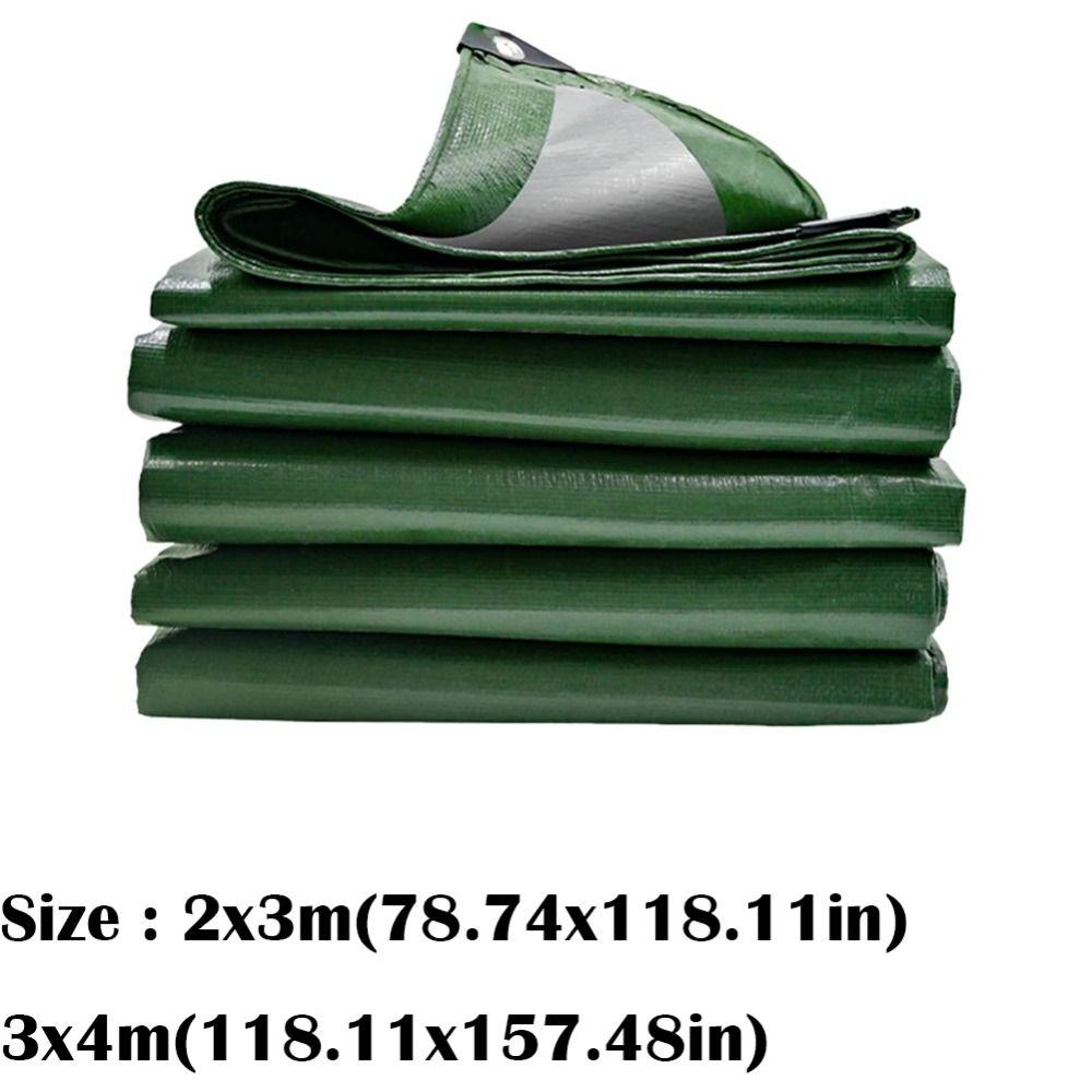 Prelată Mare 2×3m/3×4m Impermeabilă Umbră de Soare 2024 Prelată Camion Husă Camping