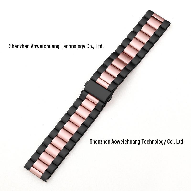 Universellt Metall Rostfritt Stål Klockarmband för Apple, Samsung, Huawei