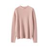 Maglione da Donna 100% Puro Cashmere a Collo Semi-Alto con Bordo Arrotolato - Nuovo Strato Base a Maglia Autunno/Inverno