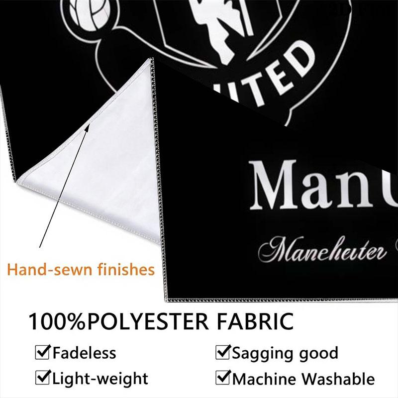 Man Utd I Wall Hanging Printed Fabric Blanket Decorative Tapestries for Bedroom Living Room Home Decor