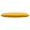 Back Cushion Light Yellow 120 x 50 cm Corduroy Fabric