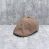 New retro British style forward hat men's and women's autumn versatile short brim painter hat showing face small old money wind cap