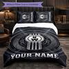 Kenworth Personalisierte Namens-Text Bettwäsche-Set, 1 Bettbezug & 2 Kissenbezüge Personalisierte Schlafzimmer-Geschenk