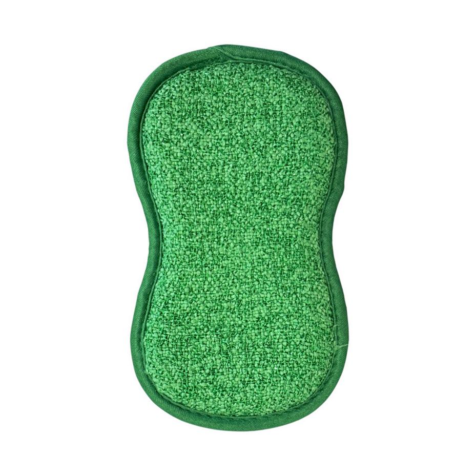 1 Pcs Dish Washing Spong Super Absorbent Microfiber Double Sided Scrub Sponge for Dishwashing Kitchen Bathroom Clean