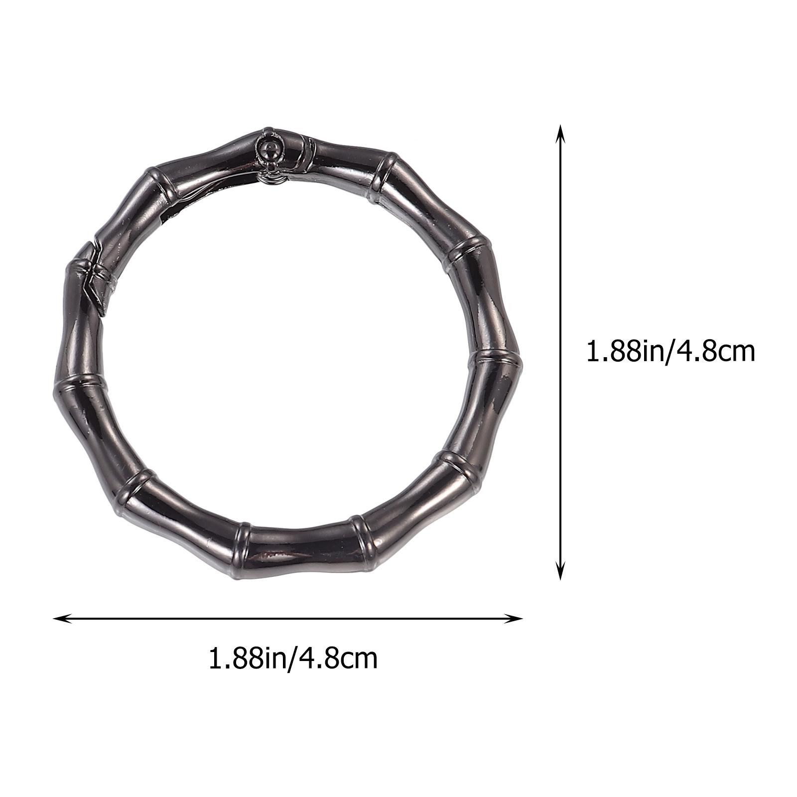 4 шт. Металлические пружинные кольца-соединители для DIY сумки, багажного ремня, ремешка, поделок, прочные открывающиеся застежки-карабины, аксессуары