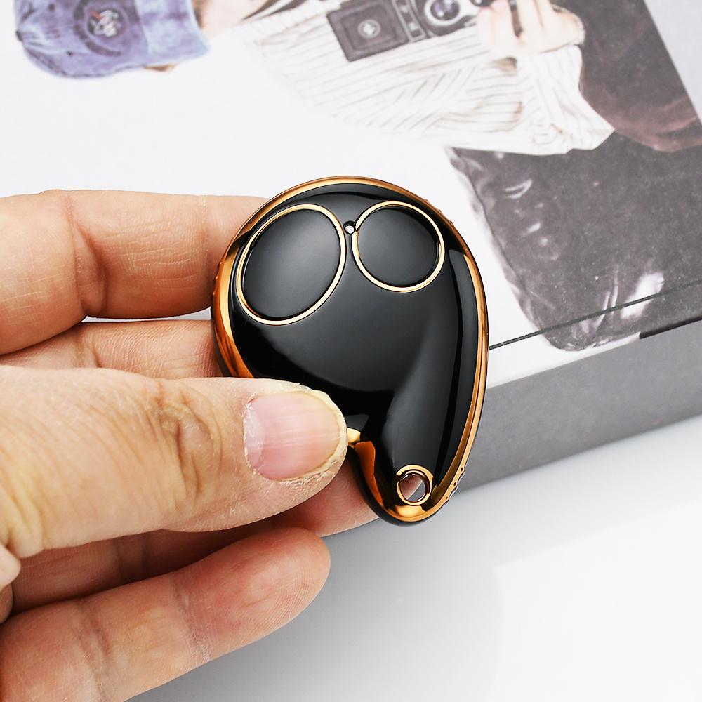 

2 Buttons TPU Key Housing Fob Bag Protector For Toyota Cobra Alarm 7777 1046 3193 Smart Remote Car Key Shell Cover Case