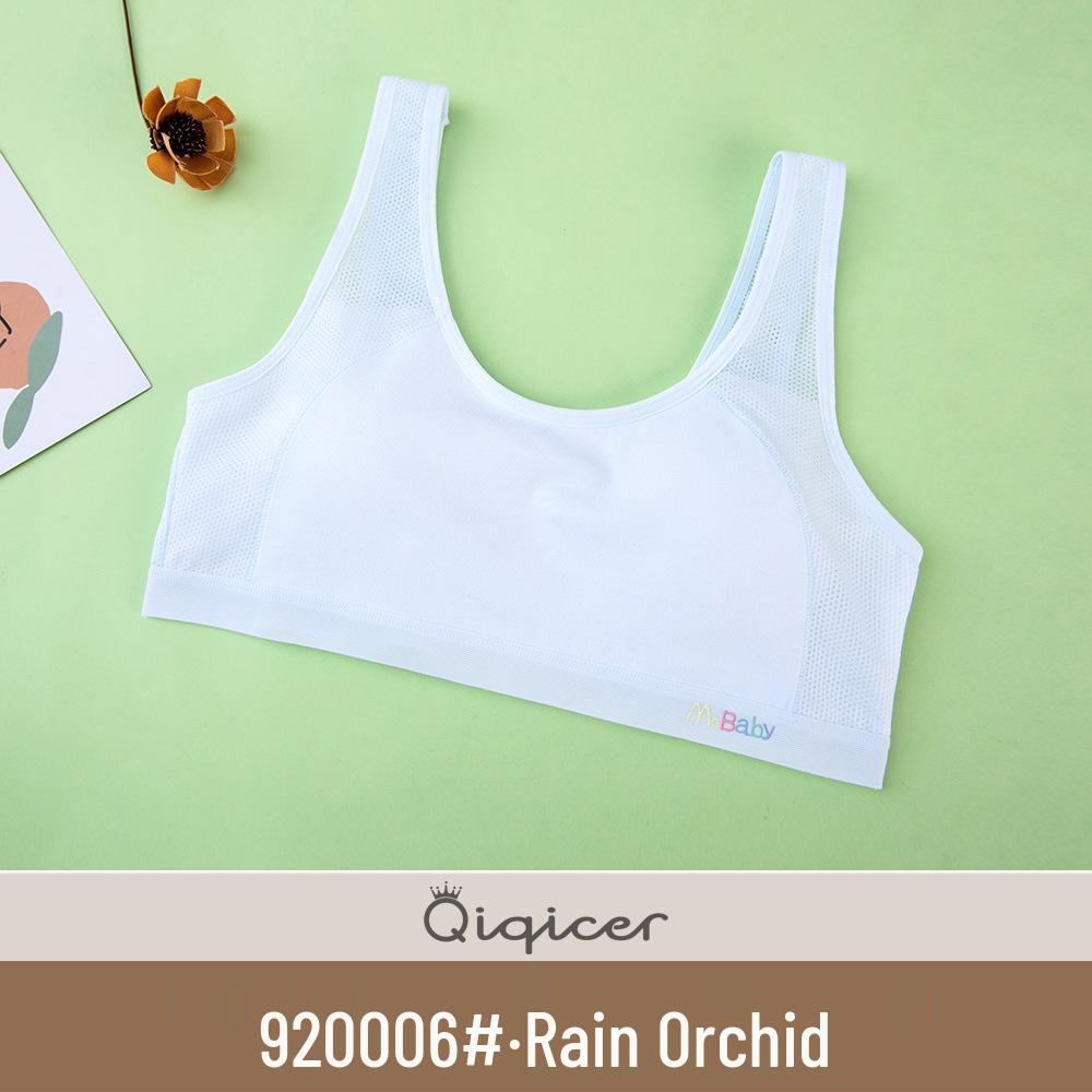 Junior Girls' Pure Cotton Sports Bra - Breathable & Supportive