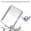 For iPad 11-inch A16 Case with Pencil Holder: Tri-Folding Acrylic Clear Back Smart Cover for iPad 11th iPad 10th
