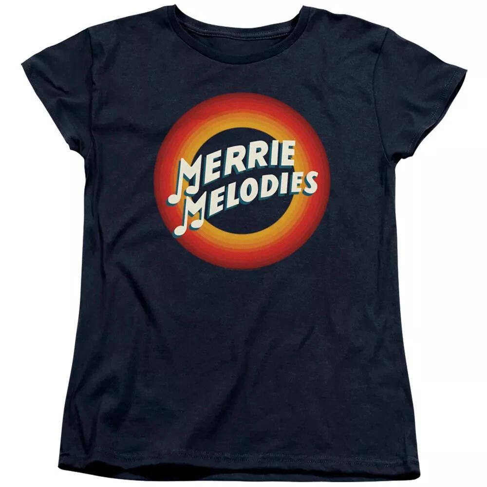 Looney Tunes  Merrie Melodies Logo  Women s T-Shirt XL