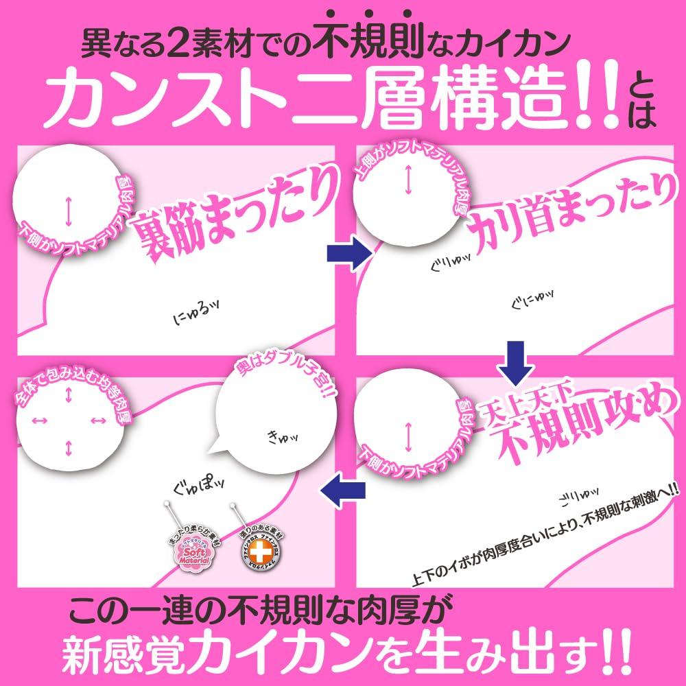 Poziom 99 Excite Toys Serce Podwójna macica Vacuum Onahole Struktura onahole Onaho Dwuwarstwowa