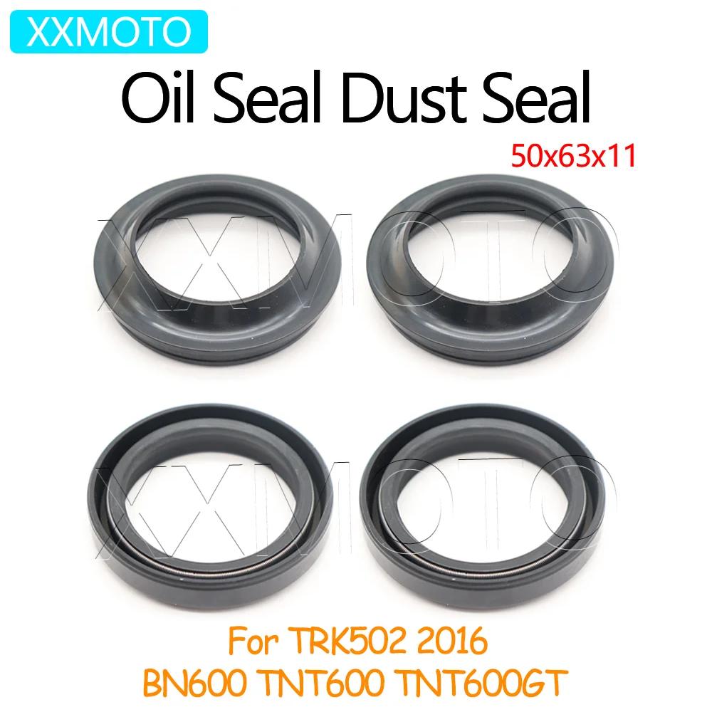 50x63x11 50 63 11 Oil Seal Dust Cover Front Fork Damper For Benelli TRK502 TRK 502 2016 BN600 BN 600 TNT600 TNT600GT TNT 600 GT