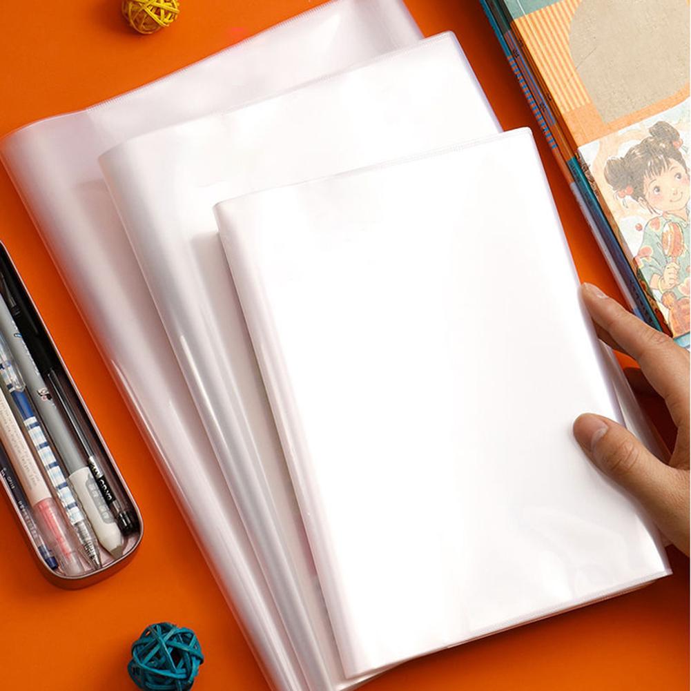Transparent Books Protector Waterproof Dustproof Full Protection Wear Resistant Books Wrapper For Students Textbooks Home Office