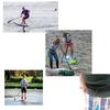 Coiled Leash Maximum Tensile Length Up To 10 Feet Surfboard Waist Rope Adjustable Coiled Surfing Leash for Stand Paddle Boards