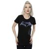 DC Comics Womens/Ladies Batman v Superman Battle Silhouette Cotton T-Shirt