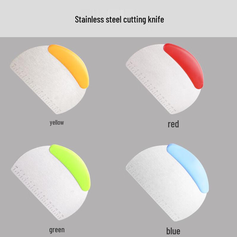 ZISIZ Stainless Steel Dough Scraper