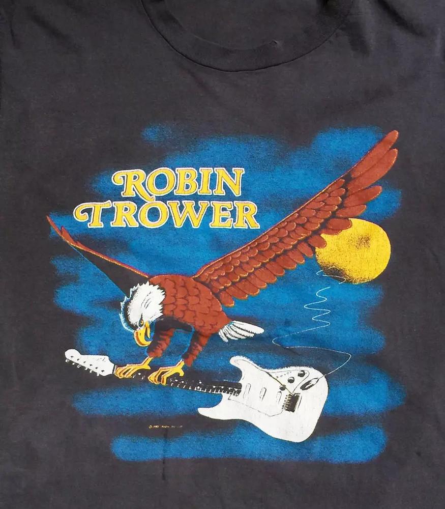

Robin Trower black short Cotton Gift For Fan T Shirt Unisex T-Shirt XXXXL