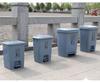 R4 Durable 15-Year Yellow Hospital Waste Bin with Lid - Large Capacity