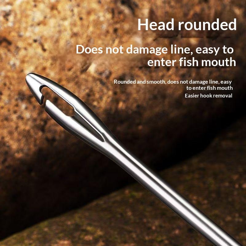 Stainless Steel Hook Remover Deep Throat Fishing Hook Remover Multi-Functional Hook Unloader