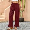 Women's Color Drawstring Yoga Pants with Pockets Loose Fit for Gym and Casual Wear