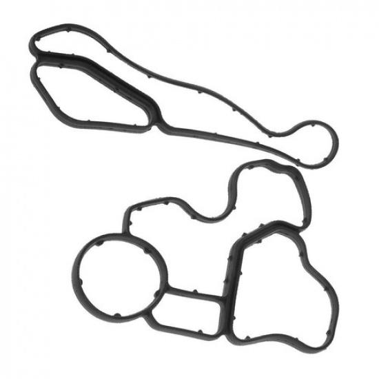 For BMW Oil Filter Housing Gasket & Cooler Seal Set 11428637820 / 11428637821