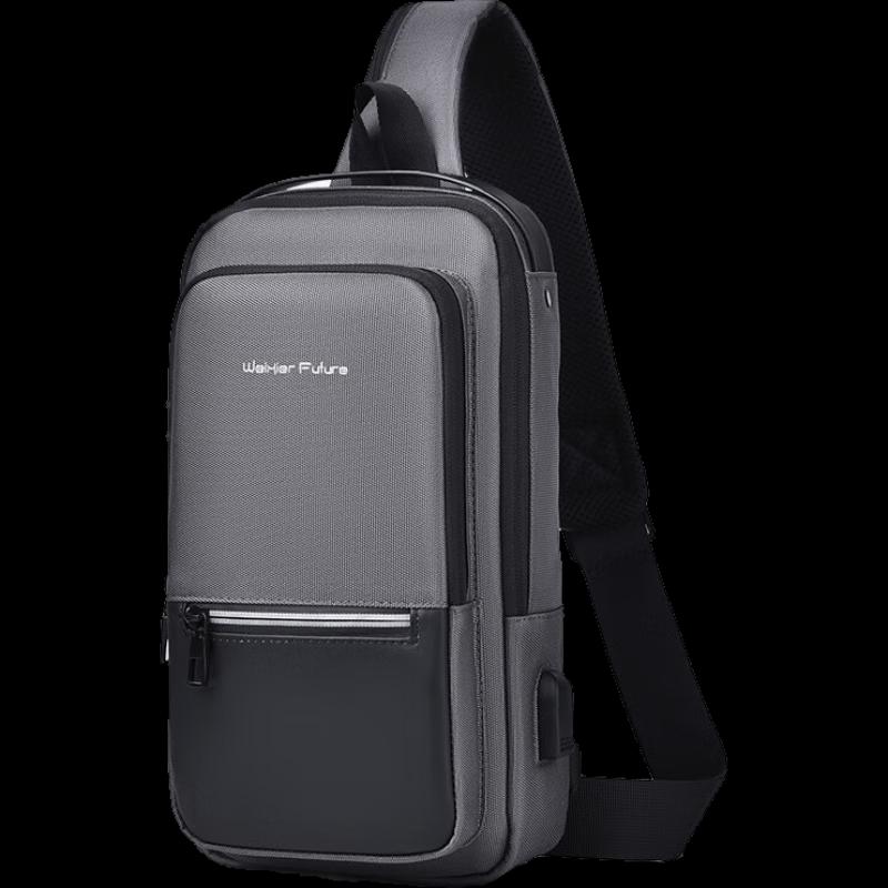 

Lishen Водонепроницаемая кросс-боди сумка через плечо из Оксфорда с USB