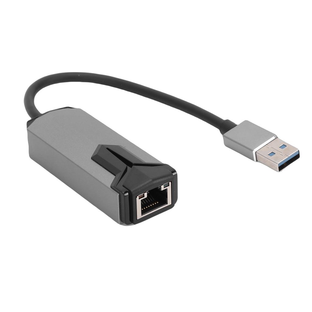 2.5G Wired   Adapter 2500Mbps USB A 3.0 To RJ45 Ethernet Converter for Laptop and Desktop