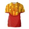 French Fries Pattern T Shirt For Men Potato Food 3D Printed Tees Summer Casual Loose O-Neck
