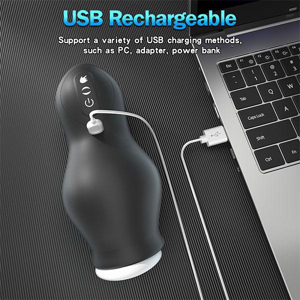 Automatic Male Masturbator Sucking Toy Penis Pumps with 7 Sucking 7 Vibrations for Men Enlargement Stroker for Hands Free,Adult Sex Toy