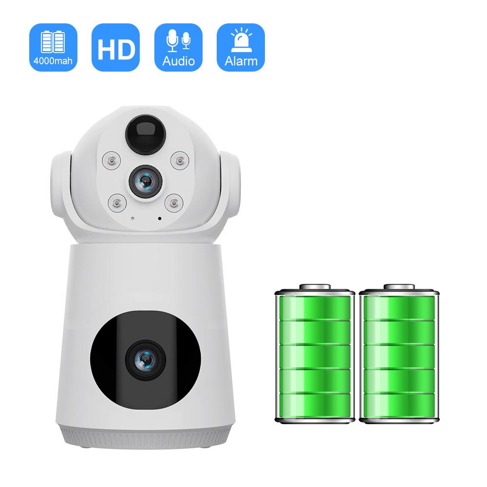 V380 Smart Baby Monitor: 4G Remote HD Camera with Large Capacity Battery for Home.