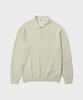 INTEMPOMOOD Soft Touch Waffle Collar Knit_Stone Gray