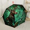 Arcane Stag Portable Automatic Umbrella Compact 8 Rib Design Durable Plastic Iron Perfect for Outdoor Adventures Fashionable
