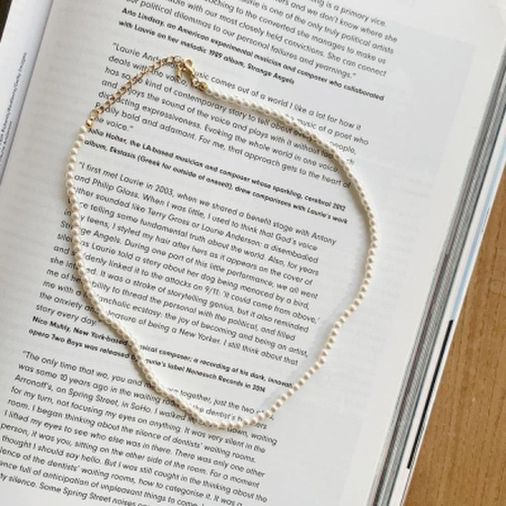 Women's Pearl Choker Thin String Mixed Match Necklace