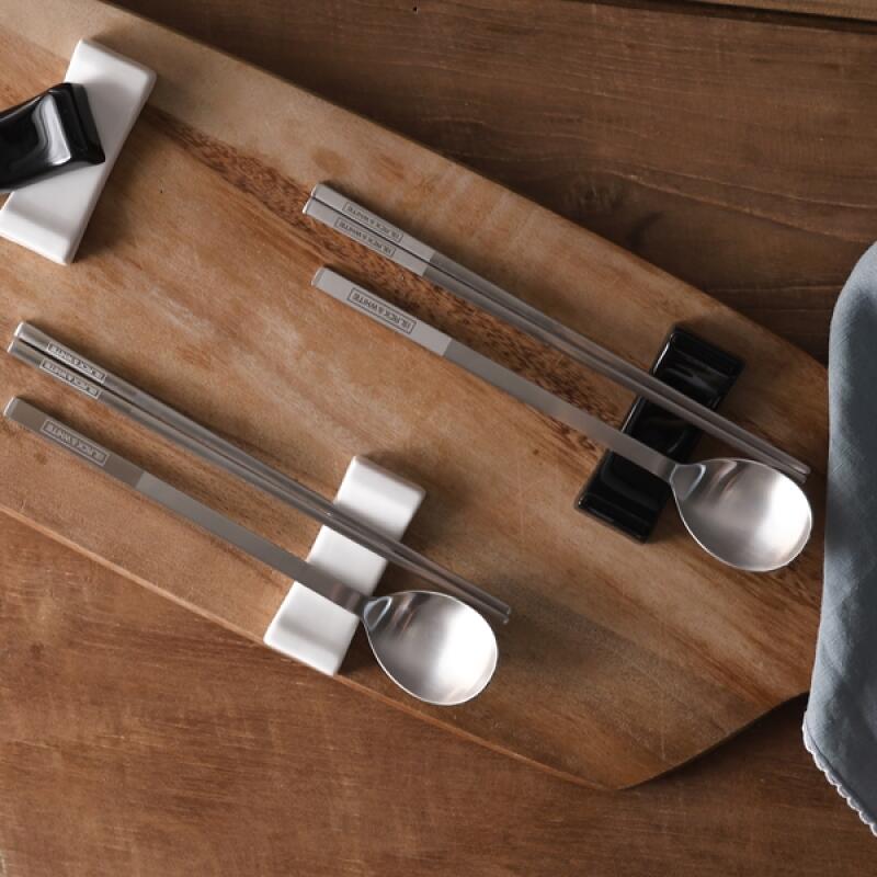 Black and White Laser Spoon Black Laser Spoon